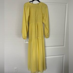 ASOS DESIGN yellow dress